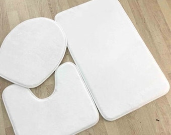 3 Piece Sublimation Bathroom Mats