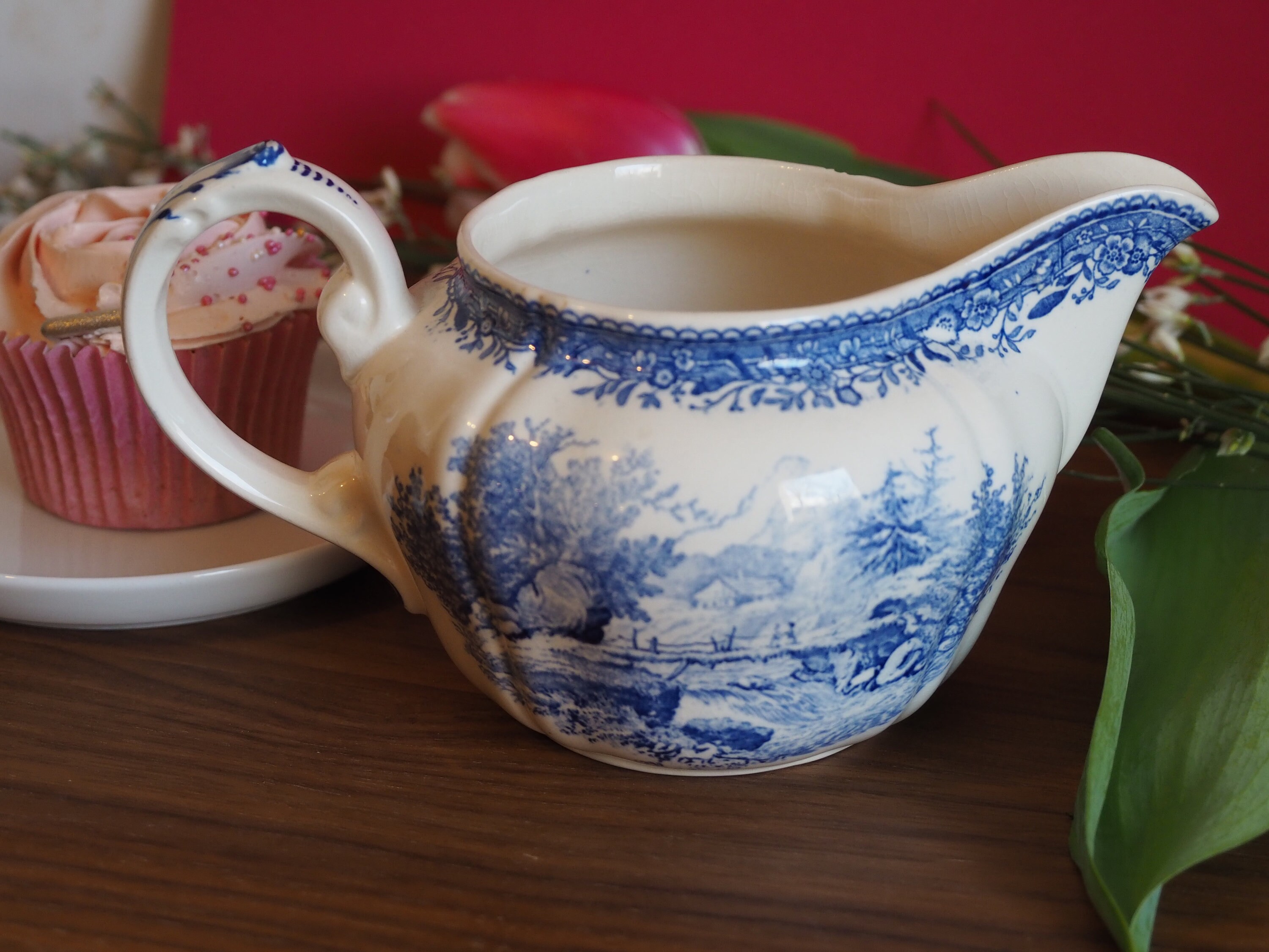 Ancien Pot à Lait Villeroy & Boch - Modèle Burgenland Bleu