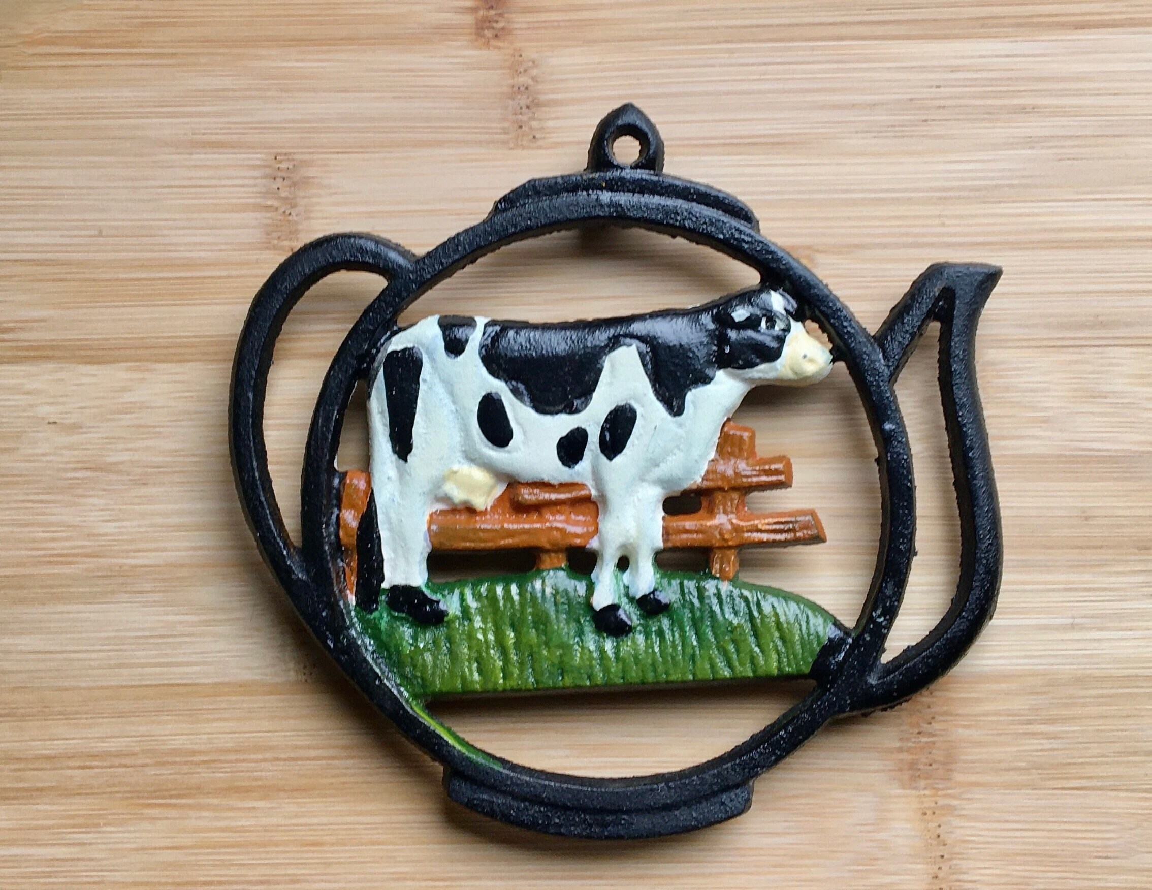 Dessous de Plat en Fonte Motif Campagne