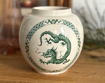 Petit vase à motifs asiatiques (dragon)  - Sadler - Made in England