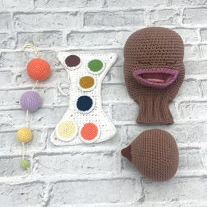 Crochet Breastfeeding Puppet Set: Lactation Education Tools
