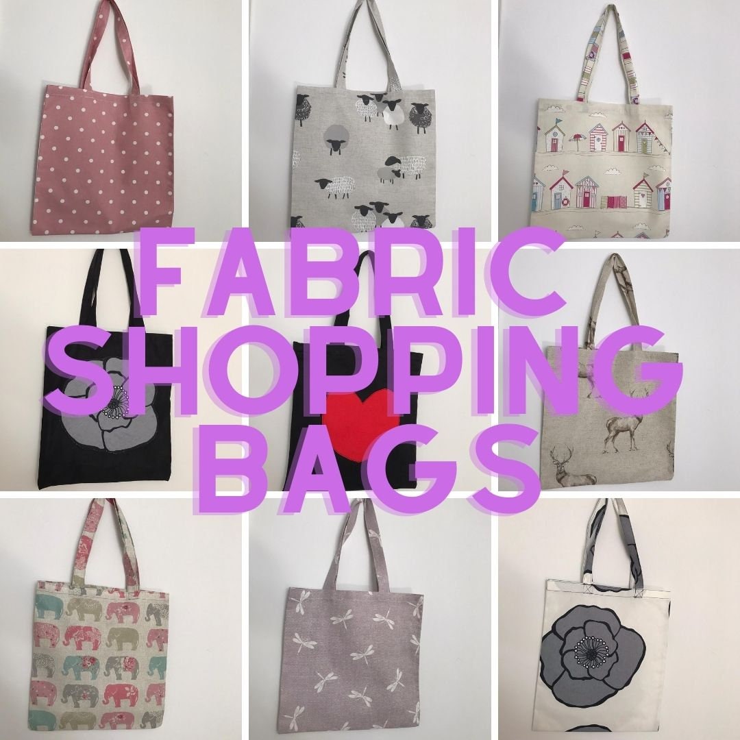 Fabric Shopping Bag Etsy