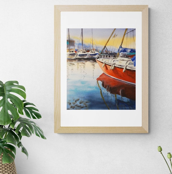 Art & Collectibles living room office wall art new home gift Original