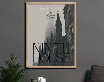 Ninth House art print, Leigh Bardugo, Ninth House Hellbent instant download printable wall art, Lethe library wall decor
