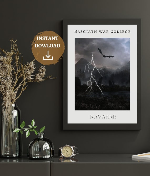 Fourth Wing Instant Digital Download Art Print Printable 