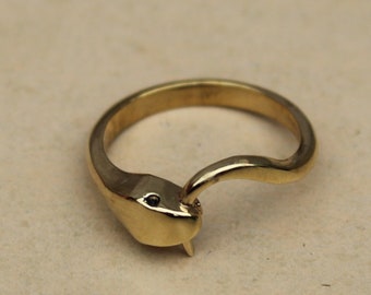 Wrap Around Snake Ring, Snake Ring, Reptile Ring, 925 Open Snake ring, Gold Snake Ring * Spiral Ring, Animal Ring,
