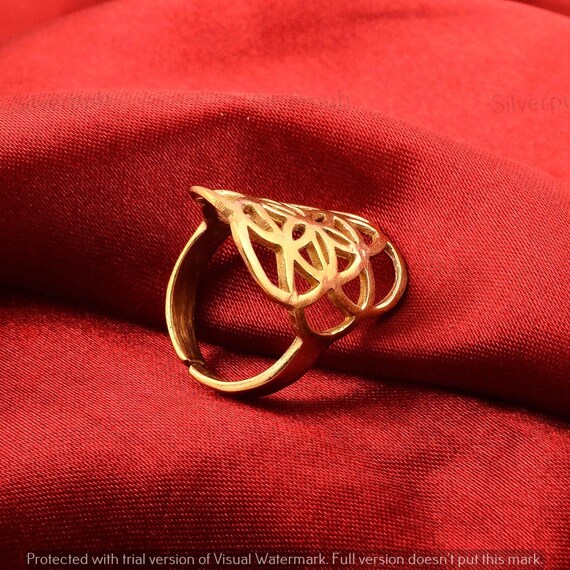 brass jewelry boho jewelry brass bracelet Ethnic rings gift,minimal chic indian elegant brass chic bracelet
