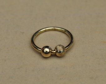 Fidget ring Anxiety ring  silver thumb ring Dainty midi ring Above knuckle ring Stacking ring Adjustable rose gold ring Minimalist ring