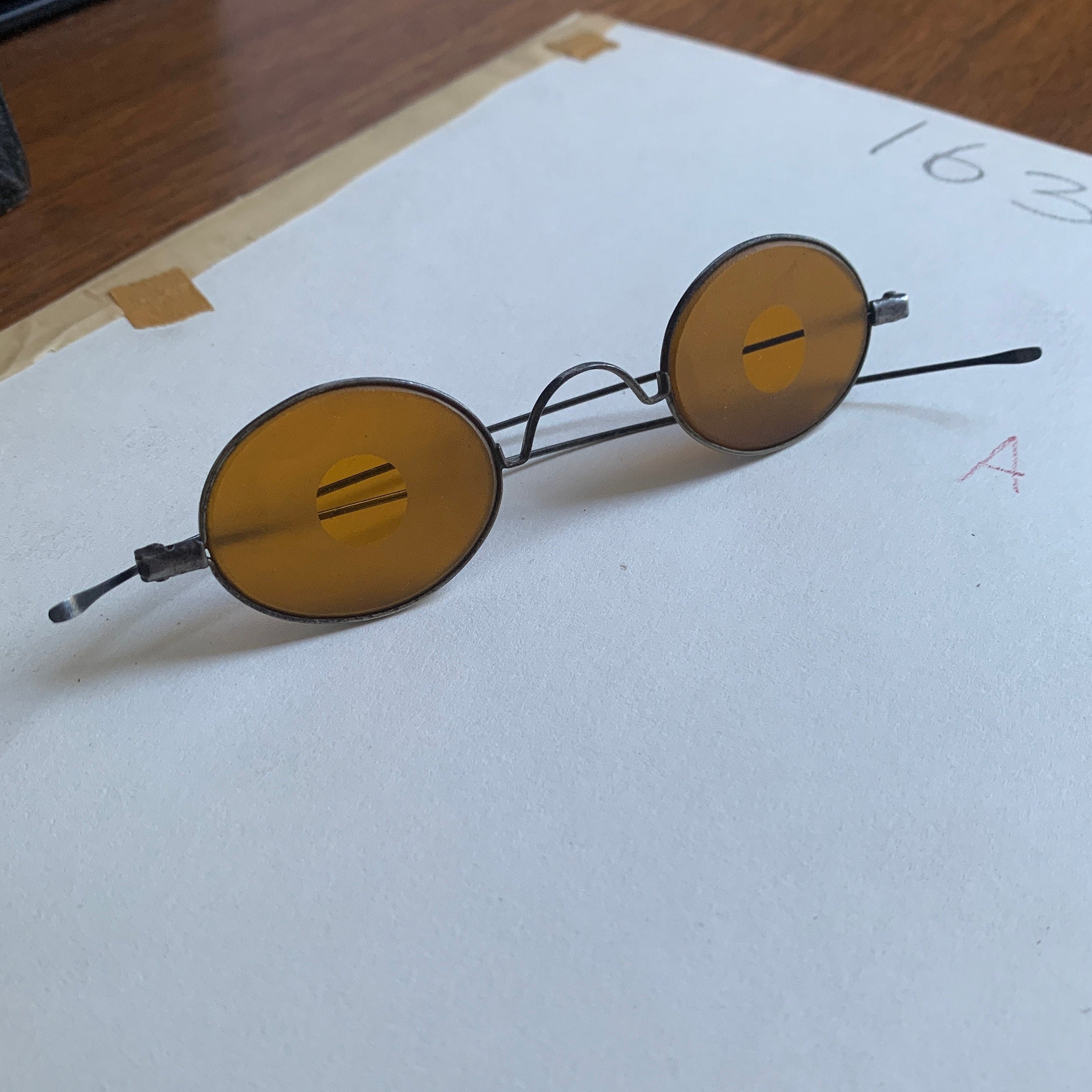 Clear Center Shooting Spectacles Eye Glasses C.1870s Etsy