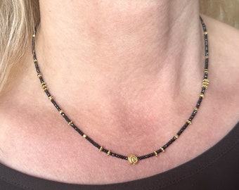 Necklace Spinel Gold