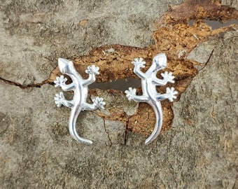 STERLING SILVER "DESERT LIZARD" CHARM WITH SPLIT RING STERLING SILVER "DESERT LIZARD" CHARM WITH SPLIT RING
