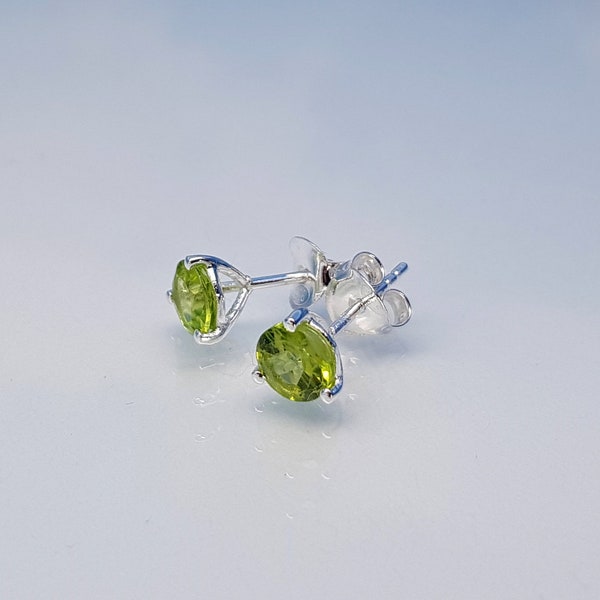 Earrings Peridot 925 silver