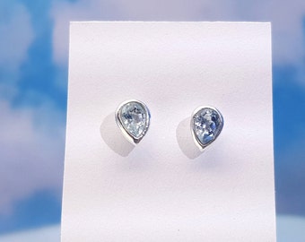 Earrings topaz 925 silver