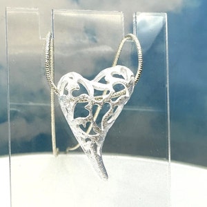 Heart pendant made of 925 silver
