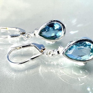 Earrings Topaz Drops A 925 Silver