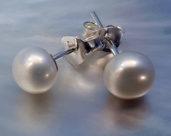 Earrings pearl 925 silver