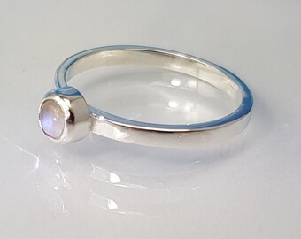 Ring Moonstone • Moonstone • 925 Silver • Stacking Ring • Moonstone Ring • Combi Ring • Moonstone