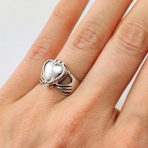 Ring Poison Ring Claddagh Silver Size 18 DE