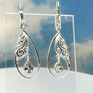 Ohrringe Bergkristall 925 Silber