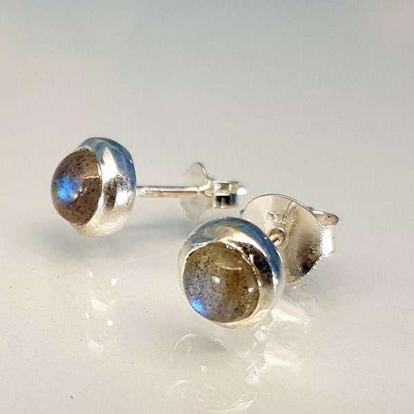 Earrings labradorite 925 silver