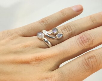 Ring Moonstone 925 Silver