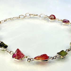 Bracelet Tourmaline 925 Silver