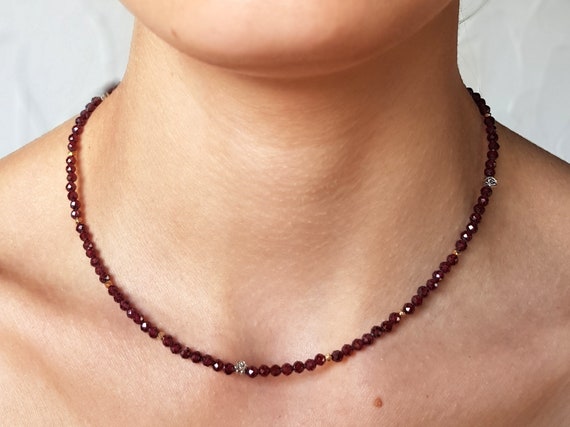 Garnet choker deals