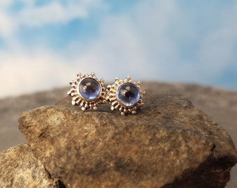Kyanite earrings 925 silver