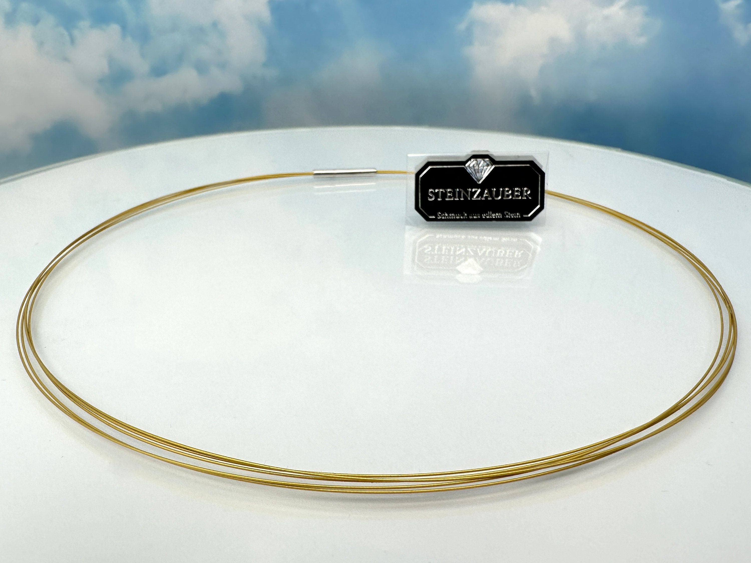 Gold-colored Stainless Steel Necklace - Etsy