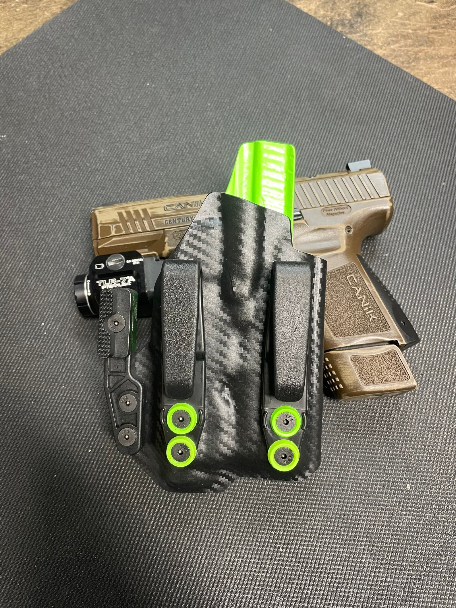 Canik TP9 Elite SC With Streamlight TLR7 Kydex IWB Holsters Etsy