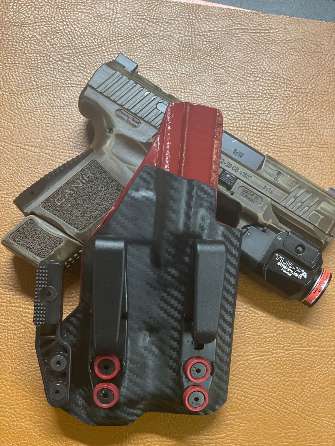 Canik TP9 Elite SC with Streamlight TLR7 Kydex IWB Holsters Etsy