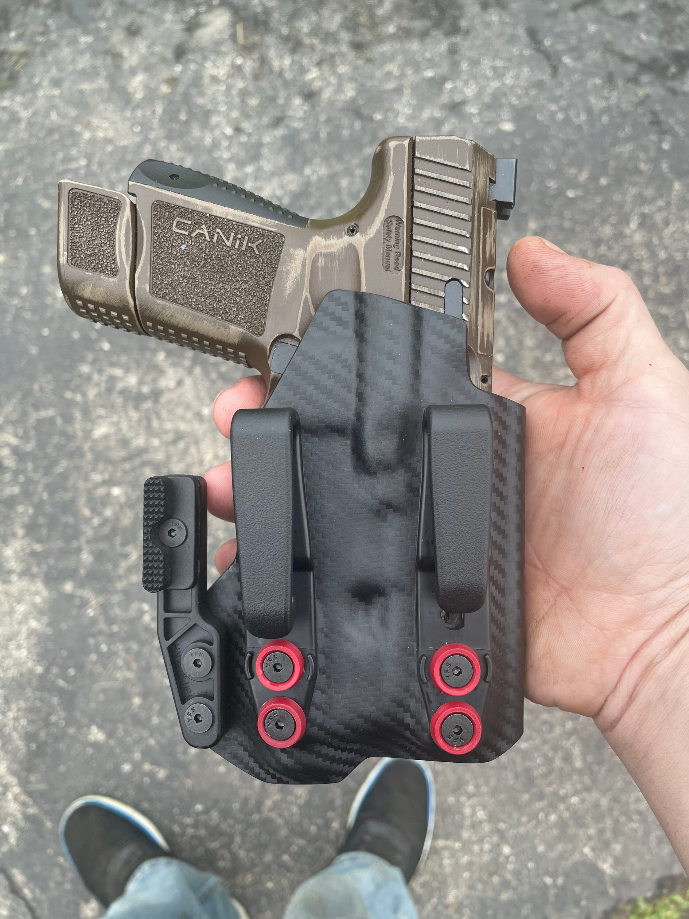 Canik TP9 Elite SC with Streamlight TLR7 Kydex IWB Holsters Etsy