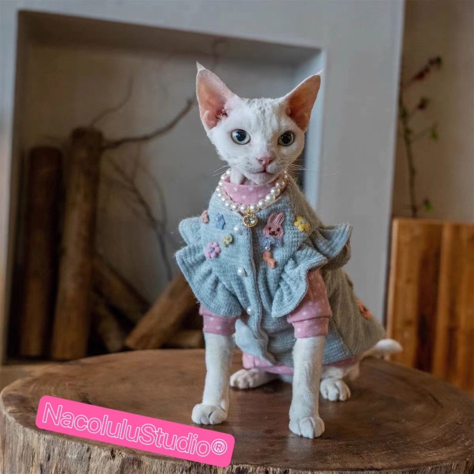 Sphynx Outfit Sweater Cozy Vest Sphynx Cat Clothes in Winter Etsy