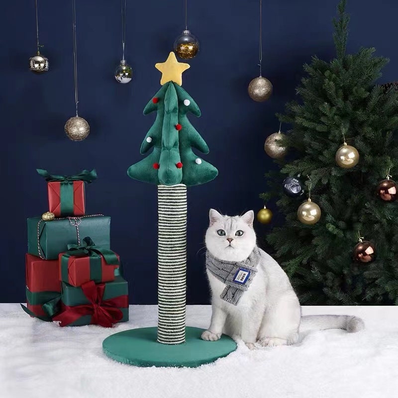 christmas tree shaped cat tree