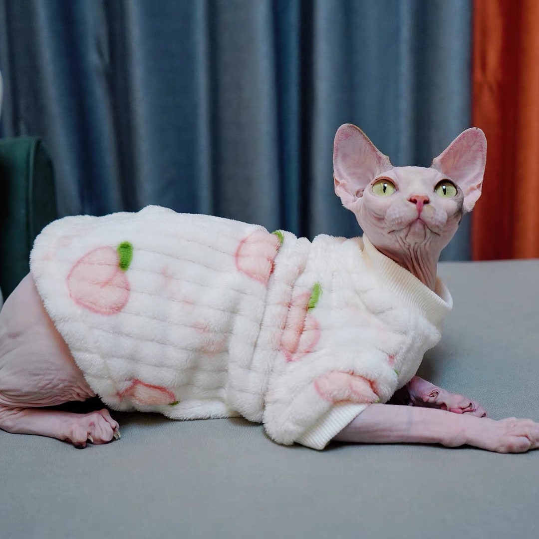 Cat Cloth Sphynx Outfit Sweater Cozy Jumper Sphynx Cat Etsy