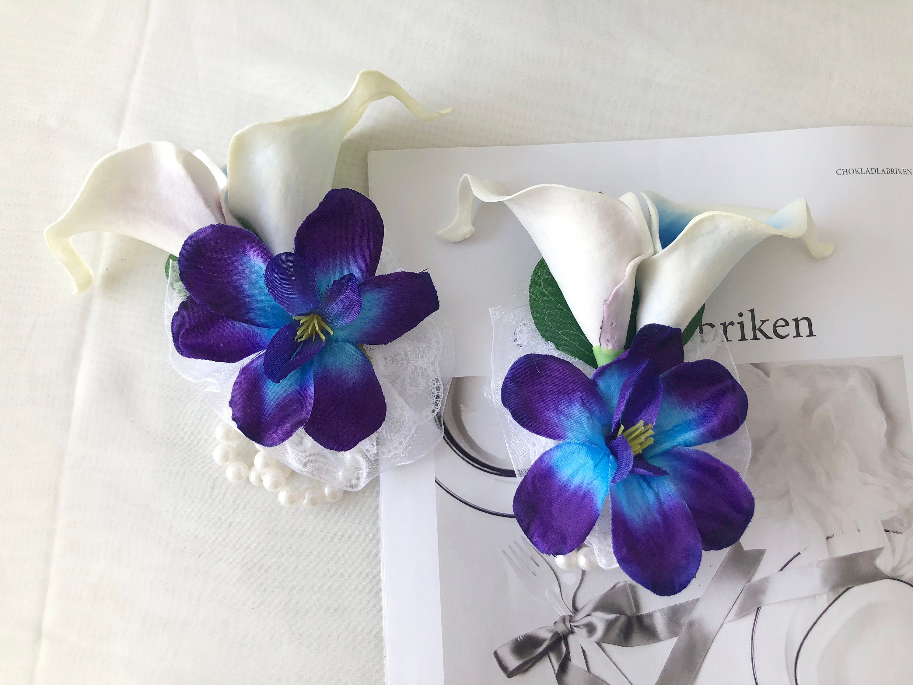 Calla Lily Corsage - Etsy