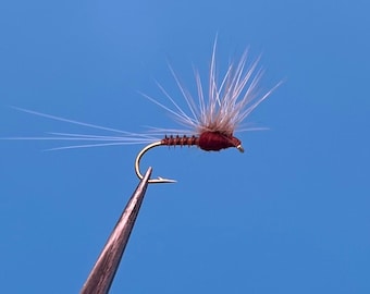 Hackle Stacked Rusty Spinner #2, 3-pack