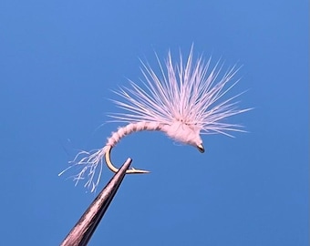 White Fly Hackle Stacked Emerger, 3-pack