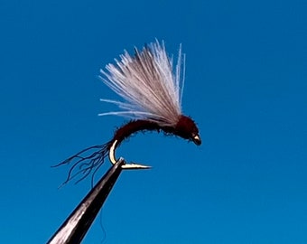 Little Blue Quill (Mahogany Dun) CDC Emerger, 3-pack