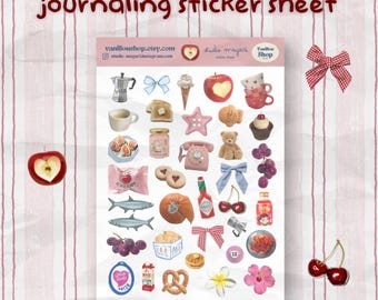 journaling stickers - PHYSICAL VERSION 36 single stickers