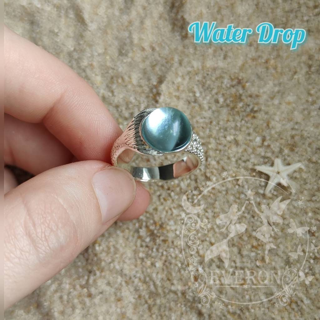 Buy Sterling Silver Mako mermaids show Ring Mako Aqua size 7 Online at  desertcartEGYPT