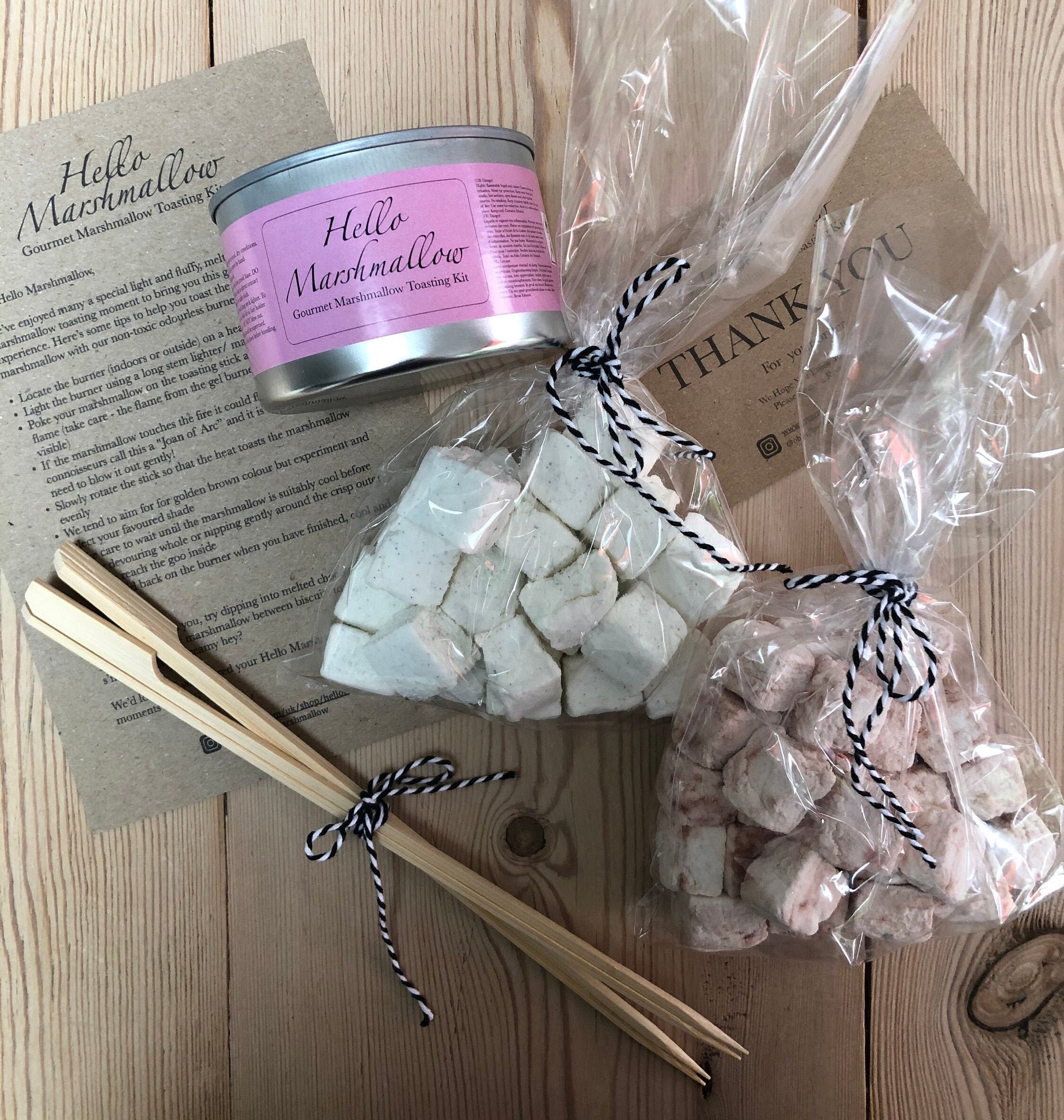 Marshmallow Roasting Kit Foodie Gift Personalised Gift Etsy