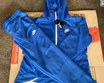 womens blue nike jogging suit