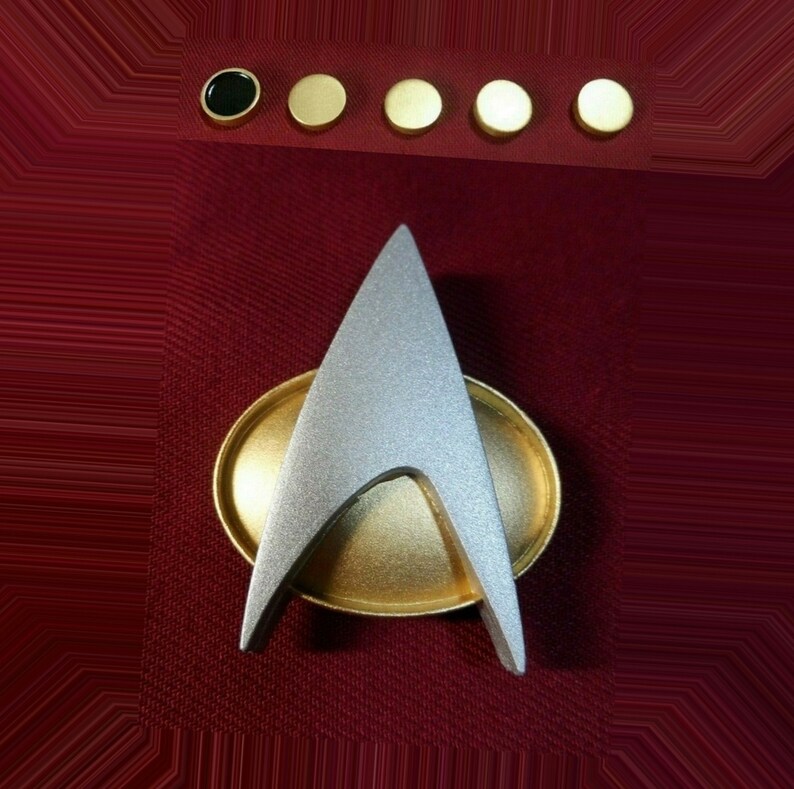 Star Trek Deep Space Nine Rank Pip Pin Insignia Badge | Etsy