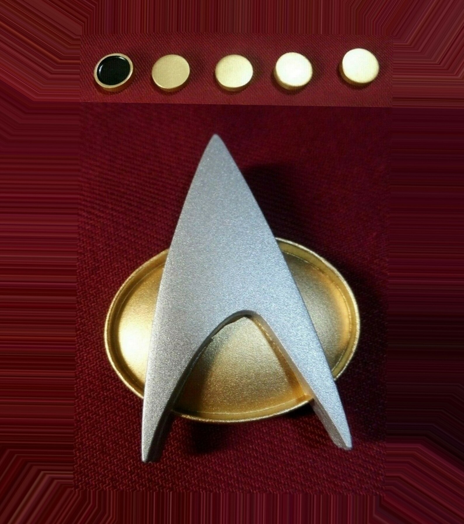 Star Trek The Next Generation Communicator Pin Combadge Rank | Etsy