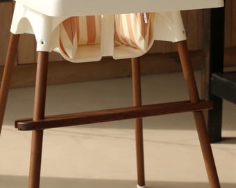 Walnut Leg Wraps for IKEA Antilop Highchair