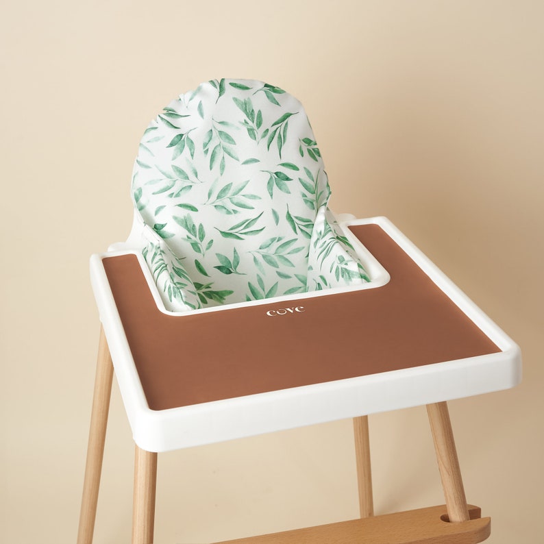 Wipeable Cushion for Antilop IKEA Highchair Sage Leaf image 9