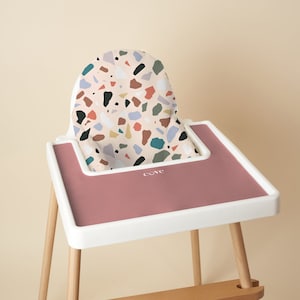 Wipeable Cushion for the Antilop IKEA Highchair - Tutti Fruiti print