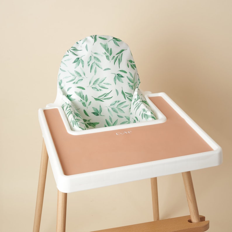 Wipeable Cushion for Antilop IKEA Highchair Sage Leaf image 8