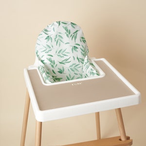 Wipeable Cushion for Antilop IKEA Highchair Sage Leaf image 6